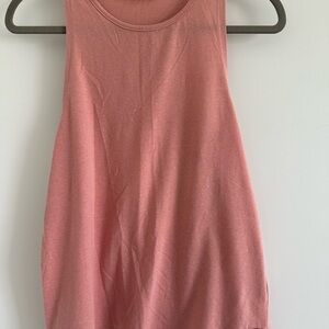 Roxy Coral Pink Scoop Neck Tank Top